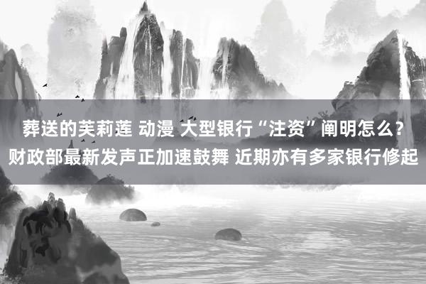 葬送的芙莉莲 动漫 大型银行“注资”阐明怎么？财政部最新发声正加速鼓舞 近期亦有多家银行修起