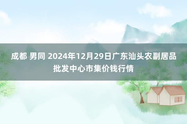 成都 男同 2024年12月29日广东汕头农副居品批发中心市集价钱行情