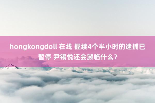 hongkongdoll 在线 握续4个半小时的逮捕已暂停 尹锡悦还会濒临什么？