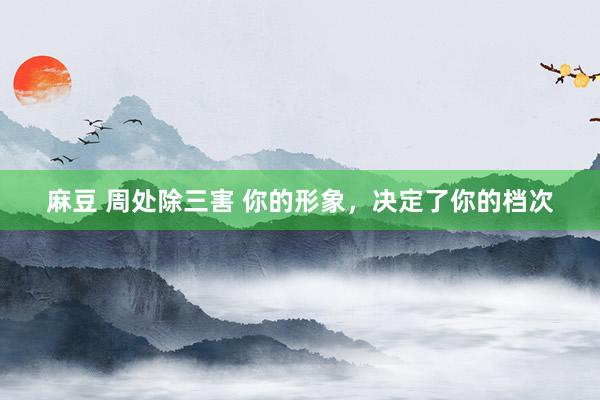 麻豆 周处除三害 你的形象，决定了你的档次