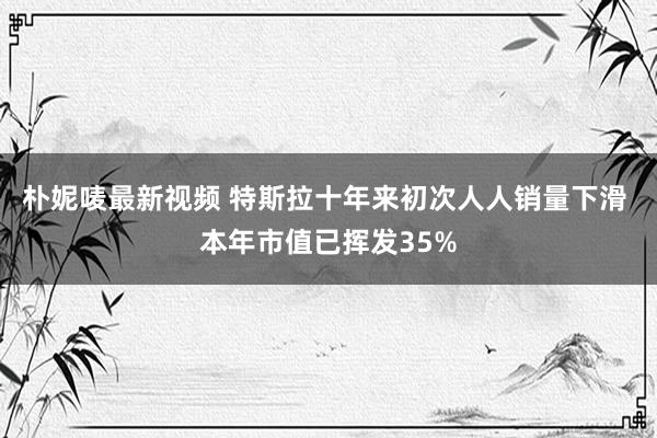 朴妮唛最新视频 特斯拉十年来初次人人销量下滑 本年市值已挥发35%