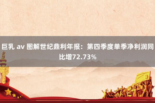 巨乳 av 图解世纪鼎利年报：第四季度单季净利润同比增72.73%