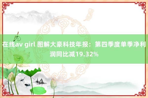 在线av girl 图解大豪科技年报：第四季度单季净利润同比减19.32%