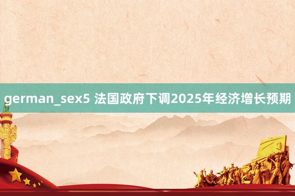 german_sex5 法国政府下调2025年经济增长预期