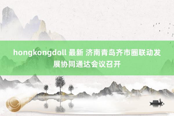 hongkongdoll 最新 济南青岛齐市圈联动发展协同通达会议召开